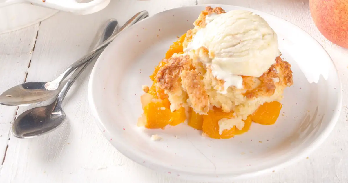 Peach Cobbler With Cake Mix