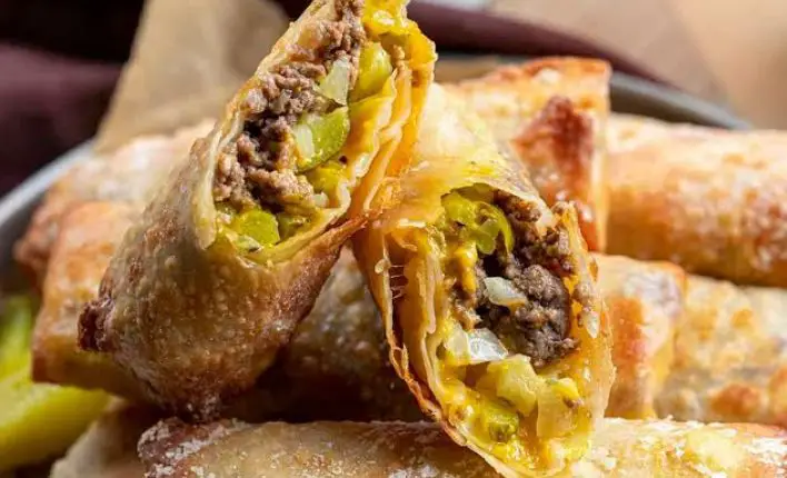 Big Mac Egg Rolls