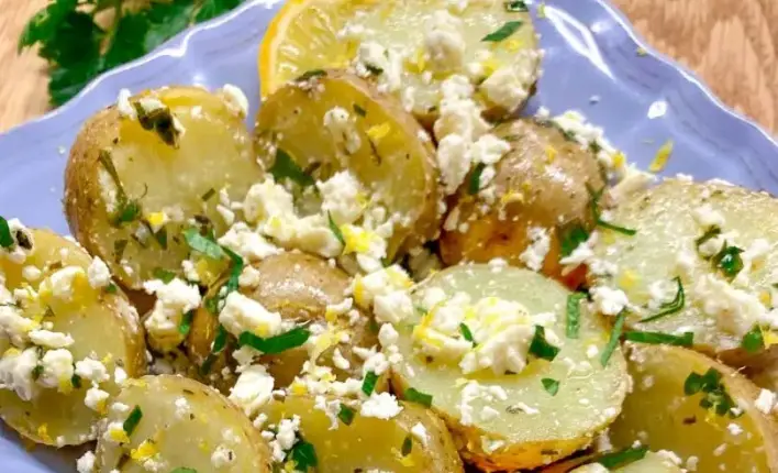 Roasted Potato Salad With Lemon And Feta