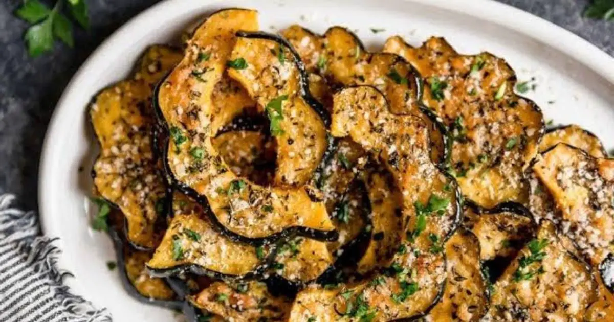 Parmesan Herb Roasted Acorn Squash