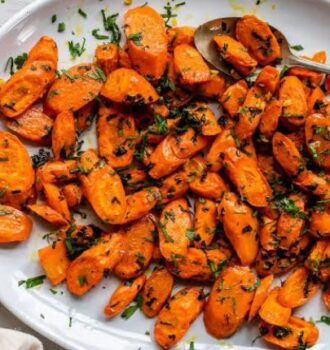 Sauteed Carrots With Bacon Dijion Dressing